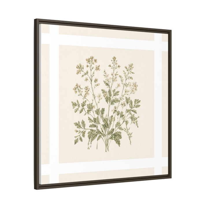 Sage &amp; Cream Framed Canvas Wall Art