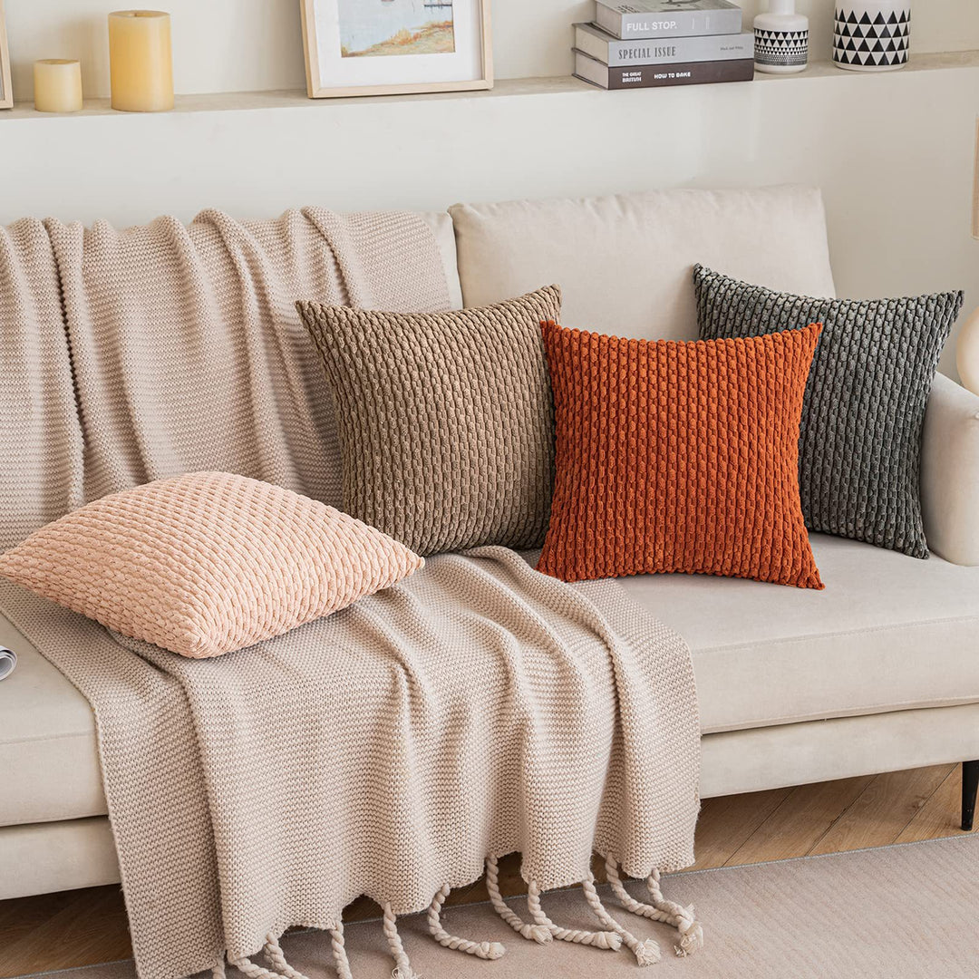 Buy farmhouse furniture Oatmeal Modern Mediterranean Farmhouse Pillow Covers - Modern Cottage Farmhouse Furniture
