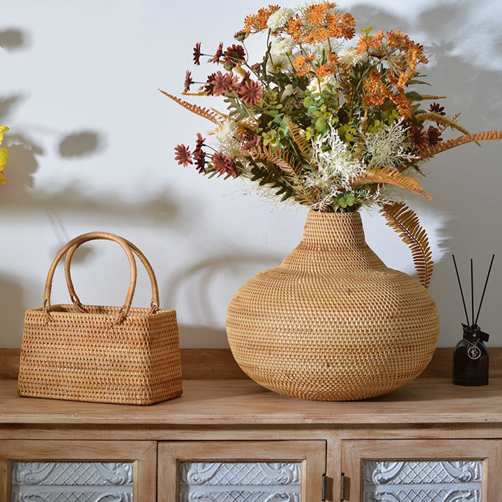 Buy farmhouse furniture Mediterranean Farmhouse Flower Baskets - Modern Cottage Farmhouse Furniture