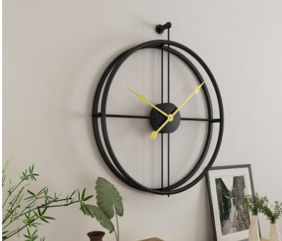 Buy farmhouse furniture Capri | Modern Mediterranean Luxury Iron Wall Clock - Modern Cottage Farmhouse Furniture