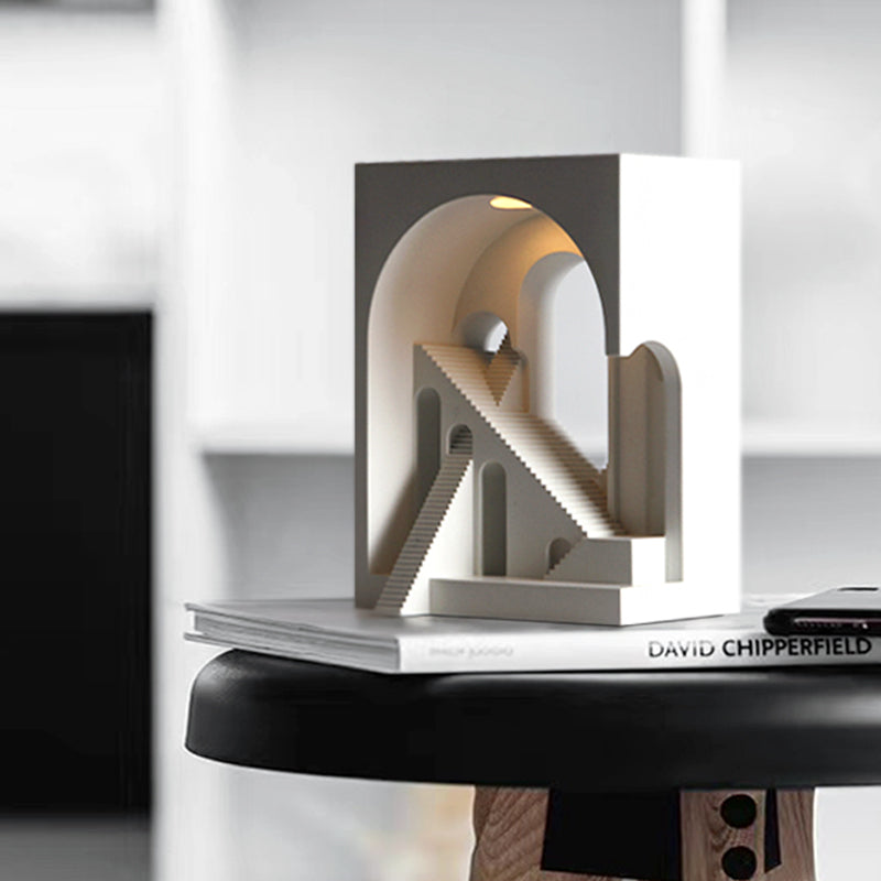 Buy farmhouse furniture The Le Havre | Large Concrete Modern Minimalist Bedside Lamp - Modern Cottage Farmhouse Furniture