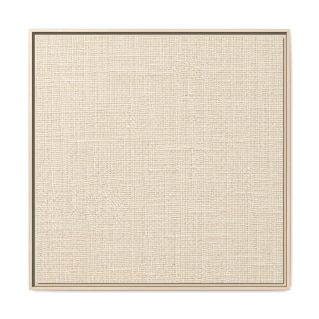 Woven Art Sage &amp; Cream Framed Canvas Wall Art