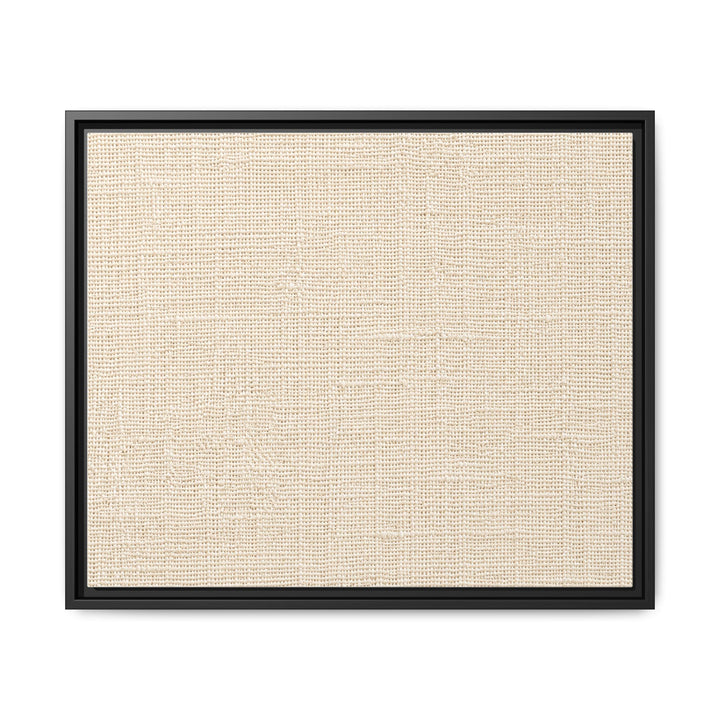 Woven Art Sage &amp; Cream Framed Canvas Wall Art