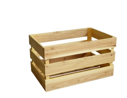 Buy farmhouse furniture Dasos | Mediterranean Farmhouse Wooden Basket - Modern Cottage Farmhouse Furniture