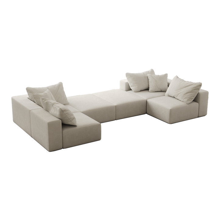 Buy farmhouse furniture The White Oak Meadow | Large Beige Modern Farmhouse Style Sofa Couch - Modern Cottage Farmhouse Furniture