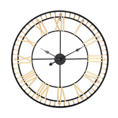 Buy farmhouse furniture Verona | Modern Luxury Iron Mediterranean Wall Clock - Modern Cottage Farmhouse Furniture