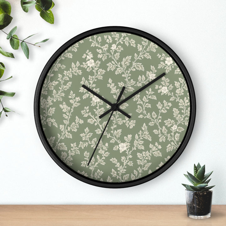 Buy farmhouse furniture Sage &amp; Cream Wall Clock — By. Artisan Blooms - Modern Cottage Farmhouse Furniture