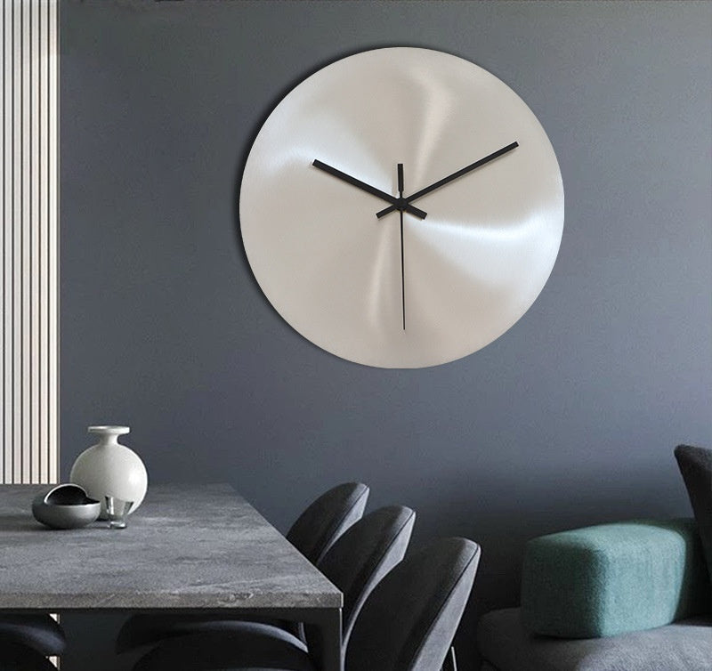 Buy farmhouse furniture Azzurro | White Mediterranean Steel Luxury Wall Clock - Modern Cottage Farmhouse Furniture