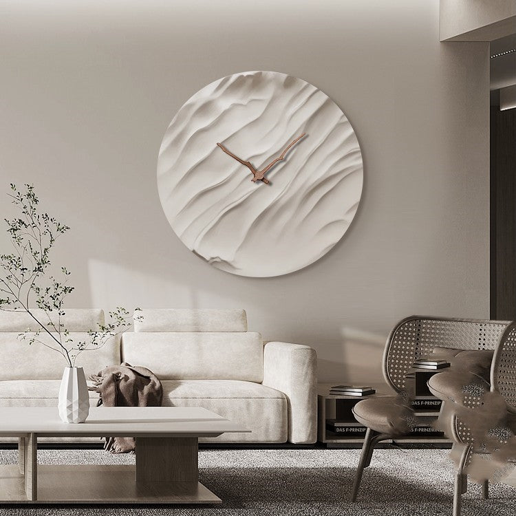 Buy farmhouse furniture The Heureux Minimalist Luxury Crystal Porcelain Wall Clock - Modern Cottage Farmhouse Furniture