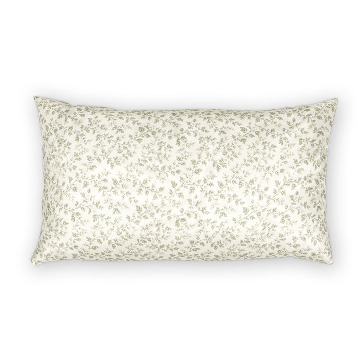 Sage Cotton Pillow Sham — Cream &amp; Sage Collection By. Artisan Blooms