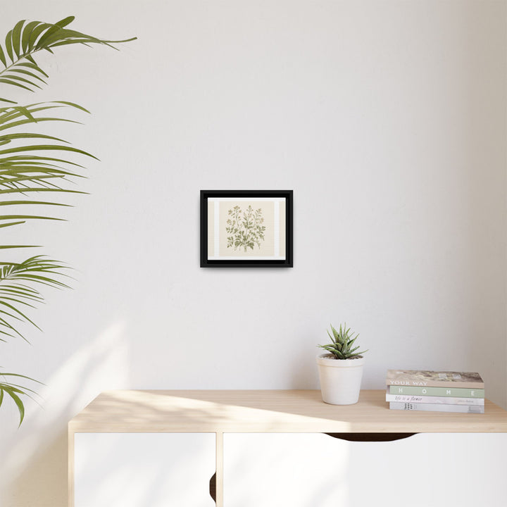 Sage &amp; Cream Framed Canvas Wall Art