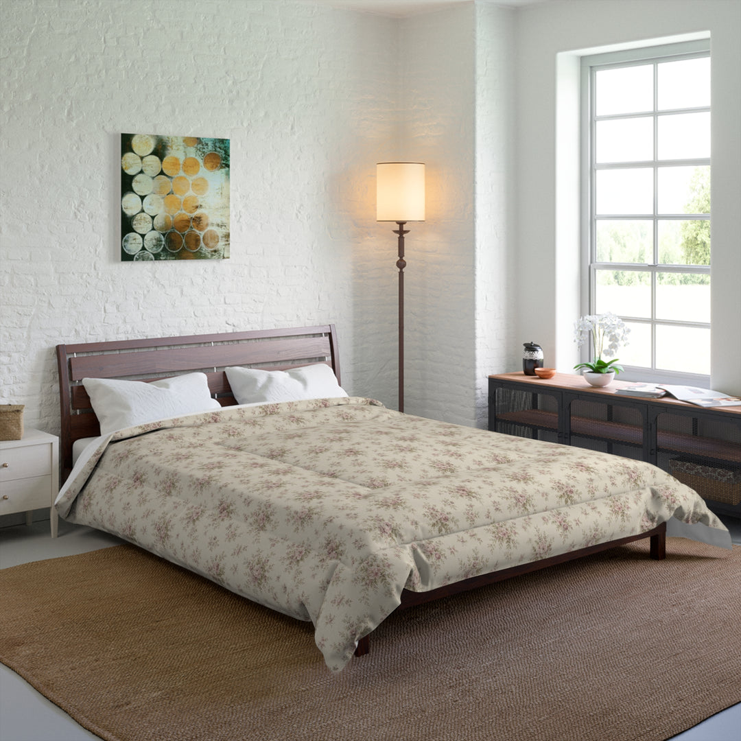 Vintage Rosewood Floral Comforter — By. Artisan Blooms
