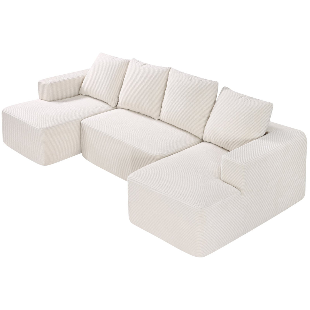Buy farmhouse furniture Modular U Shaped Mediterranean Farmhouse Sectional Sofa - Modern Cottage Farmhouse Furniture