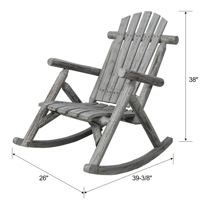 Buy farmhouse furniture Madison Ash Wood Rocking Chair | Farmhouse Cottage Porch &amp; Living Room Rocker - Modern Cottage Farmhouse Furniture