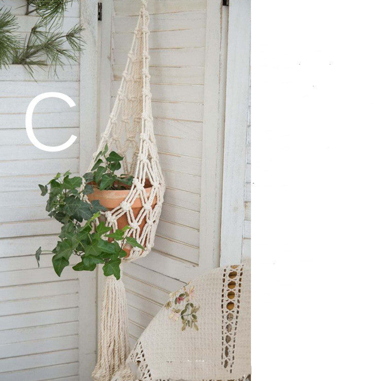 Buy farmhouse furniture Boho Plant Hanging Spider Plant Net Bag Decoration - Modern Cottage Farmhouse Furniture