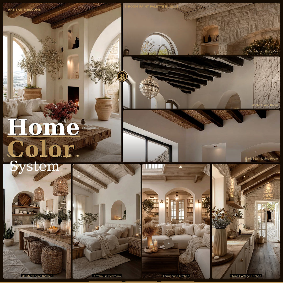 Buy farmhouse furniture All 12 Digital Swatch Kits | Bundle | 300 DPI Print-at-Home | SW · BM · Behr · F&B · Sikkens · Dulux · Asian Paints - Modern Cottage Farmhouse Furniture