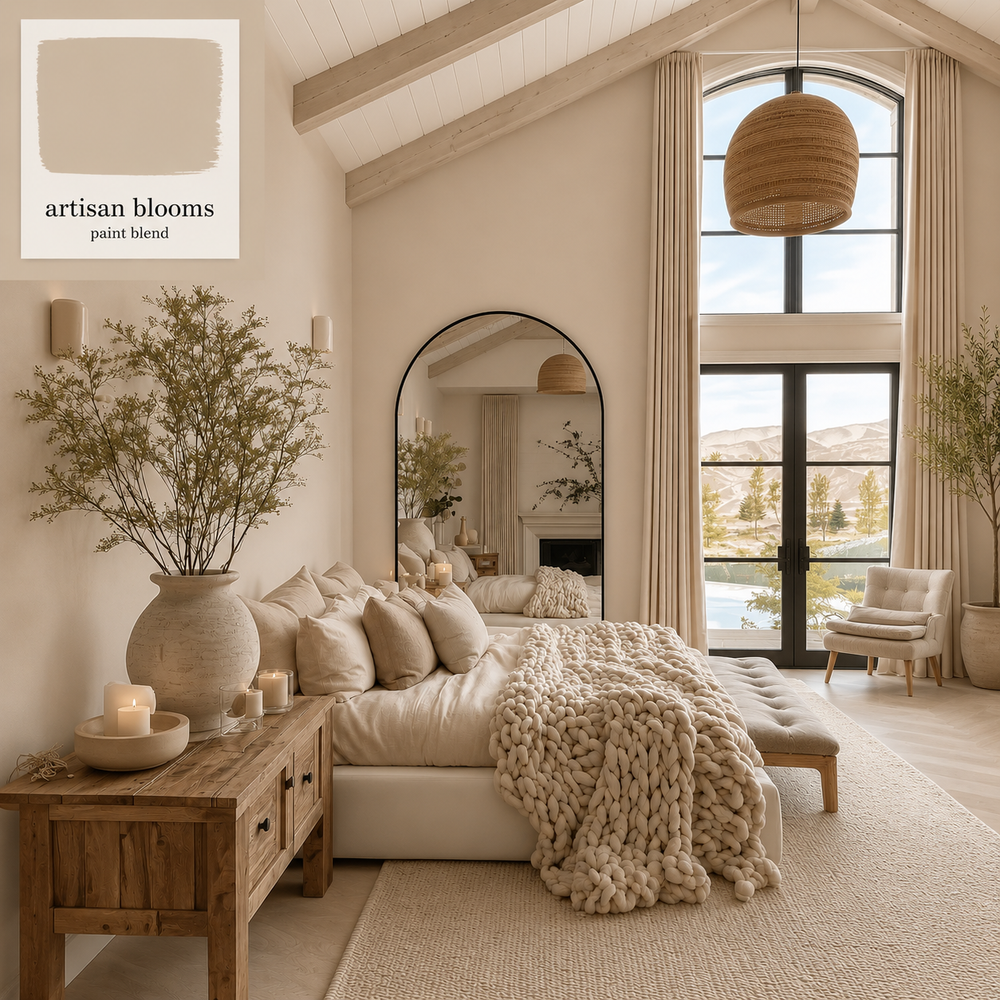 Buy farmhouse furniture 2026 Signature Creamy Wall White - By Artisan Blooms - Modern Cottage Farmhouse Furniture