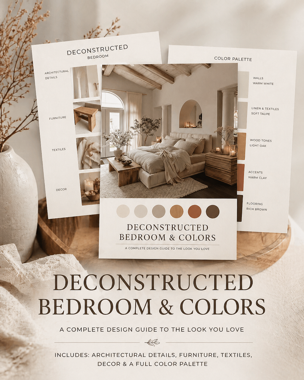 Buy farmhouse furniture Farmhouse Bedroom Deconstruction Guide | Room Design Kit | Paint, Furniture & Budget Plan - Modern Cottage Farmhouse Furniture
