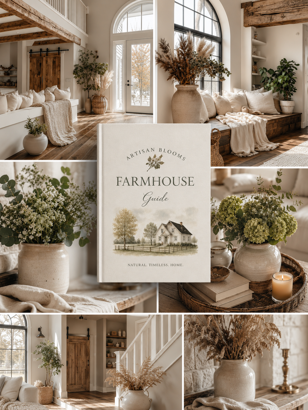 Buy farmhouse furniture Artisan Blooms Farmhouse Style Guide - Modern Cottage Farmhouse Furniture