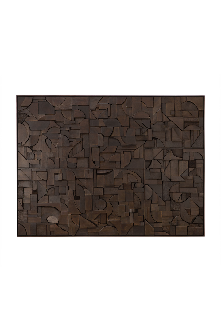 Buy farmhouse furniture Mediterranean Style Modern Italian Luxury Rectangular Puzzle Wall Art - Modern Cottage Farmhouse Furniture