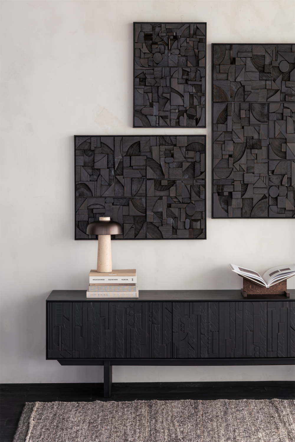 Buy farmhouse furniture Mediterranean Style Modern Italian Luxury Rectangular Puzzle Wall Art - Modern Cottage Farmhouse Furniture