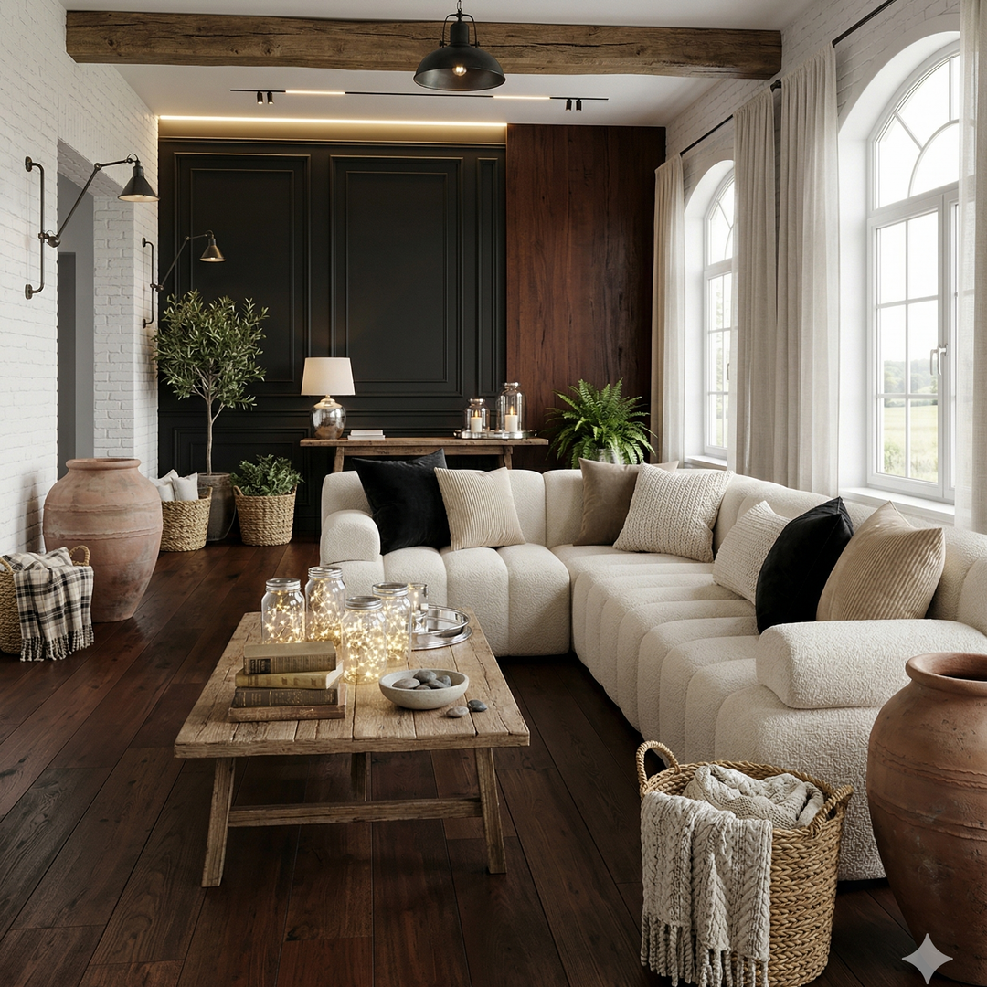 Buy farmhouse furniture Marinella • Large Modern Luxury European Farmhouse Style Modular Sofa Sectional Couch - Modern Cottage Farmhouse Furniture