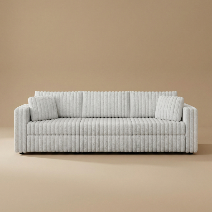 Buy farmhouse furniture The Harvest • Soft Modern Farmhouse Cottage Plush Modular 3-person Sofa - Modern Cottage Farmhouse Furniture