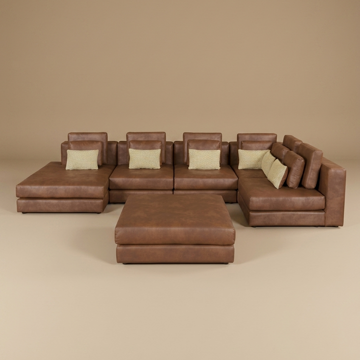 Buy farmhouse furniture Birch Willows | Large Modern Farmhouse Modular Luxury Sectional Sofa - Modern Cottage Farmhouse Furniture