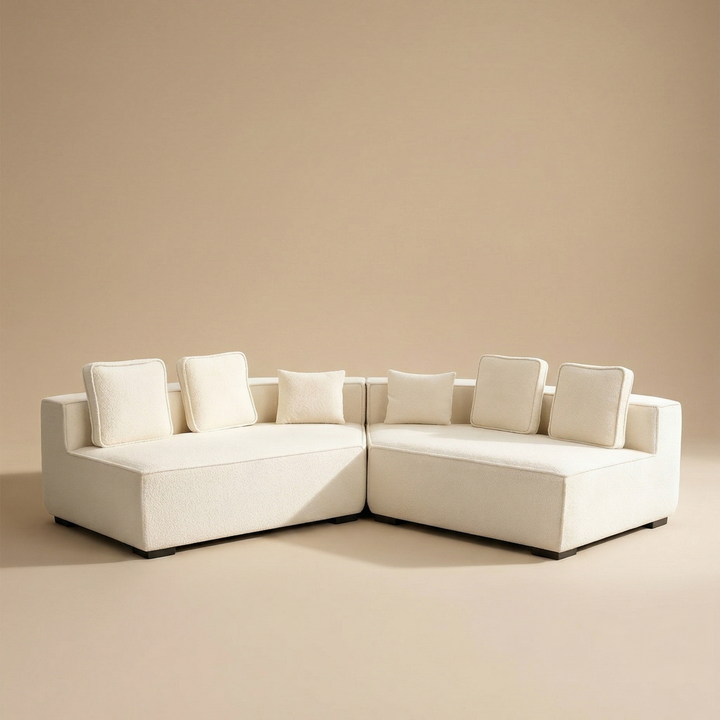 Buy farmhouse furniture The Haven • Extra Large Extra Wide Modular Modern Farmhouse Compressed Sofa - Modern Cottage Farmhouse Furniture