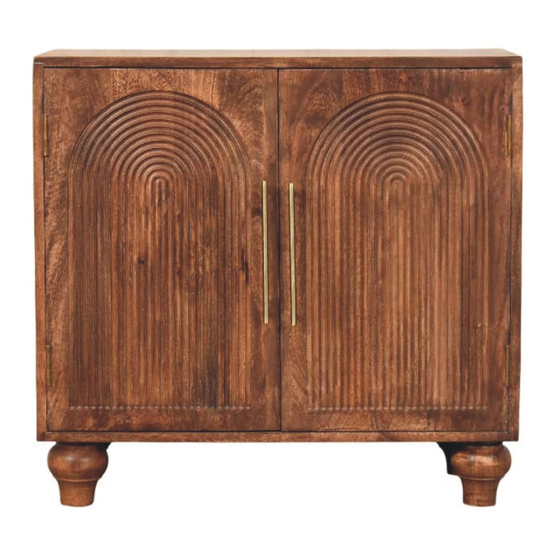 Buy farmhouse furniture Arco Groove Sideboard | Modern Farmhouse Buffet Cabinet with Grooved Doors &amp; Storage - Modern Cottage Farmhouse Furniture