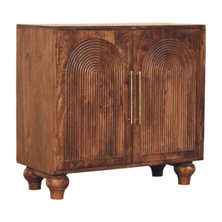 Buy farmhouse furniture Arco Groove Sideboard | Modern Farmhouse Buffet Cabinet with Grooved Doors &amp; Storage - Modern Cottage Farmhouse Furniture
