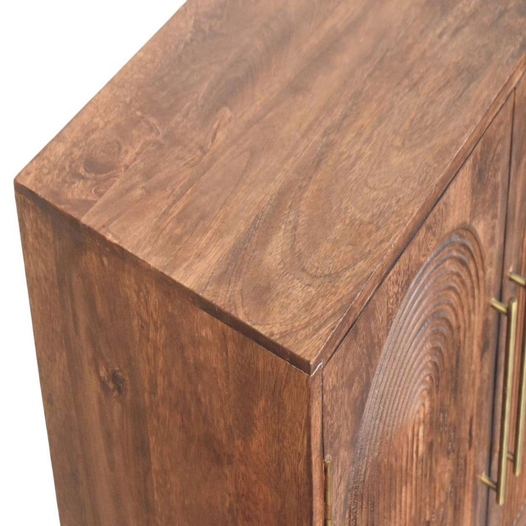 Buy farmhouse furniture Arco Groove Sideboard | Modern Farmhouse Buffet Cabinet with Grooved Doors &amp; Storage - Modern Cottage Farmhouse Furniture