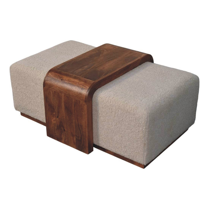 Buy farmhouse furniture Paros Modern Handcrafted Greek Luxury Bench Coffee Table Pair - Modern Cottage Farmhouse Furniture
