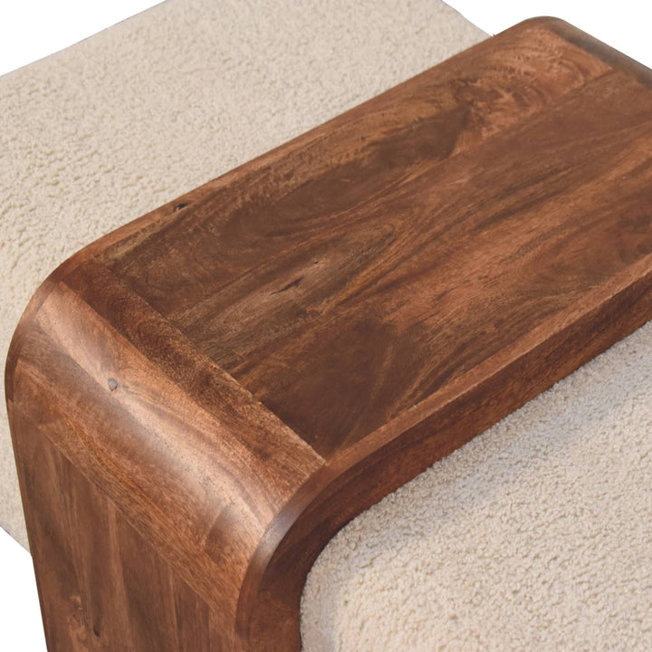 Buy farmhouse furniture Paros Modern Handcrafted Greek Luxury Bench Coffee Table Pair - Modern Cottage Farmhouse Furniture