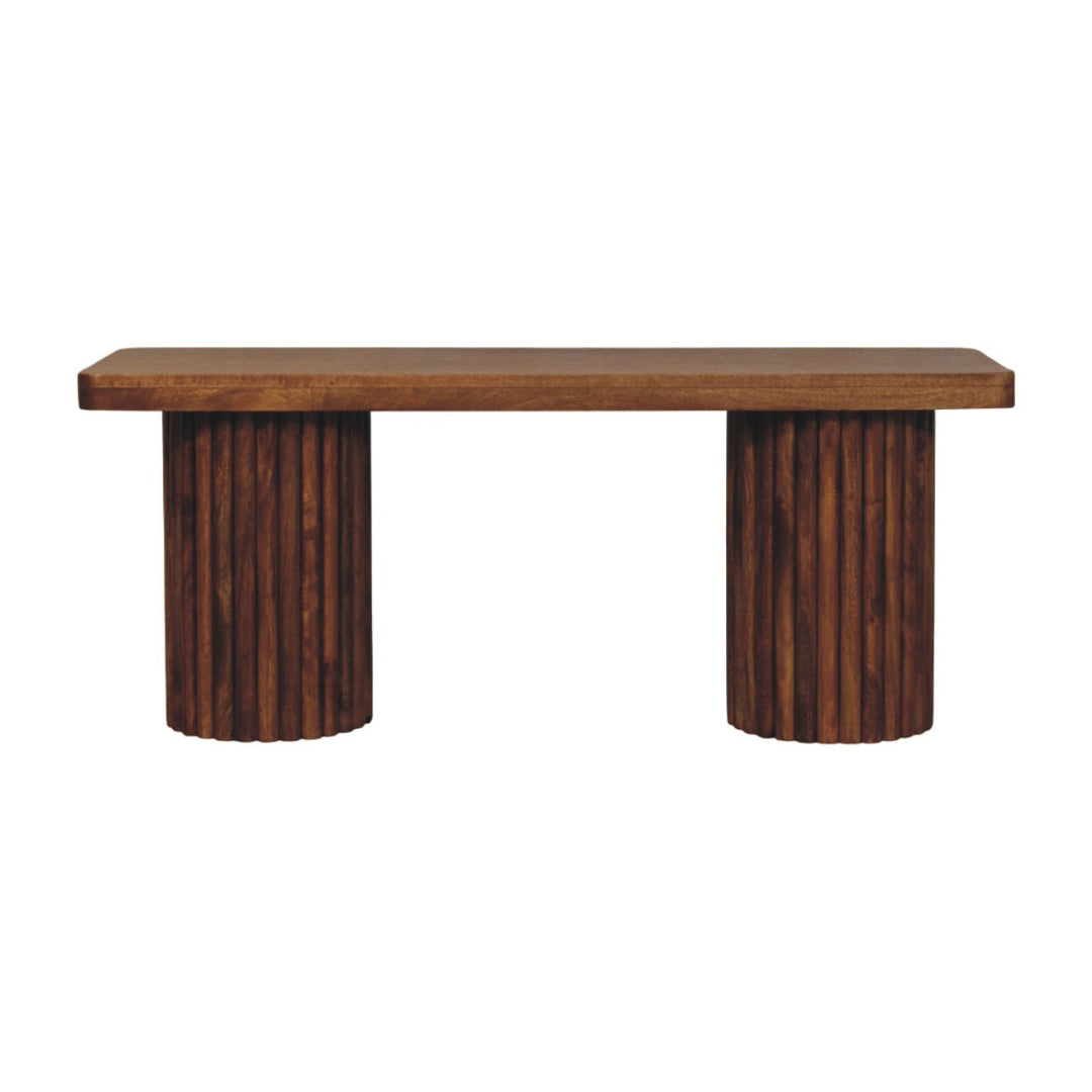 Buy farmhouse furniture La Riviera Modern Mediterranean Farmhouse Foyer Bench - Modern Cottage Farmhouse Furniture