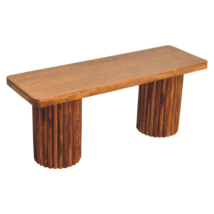 Buy farmhouse furniture La Riviera Modern Mediterranean Farmhouse Foyer Bench - Modern Cottage Farmhouse Furniture