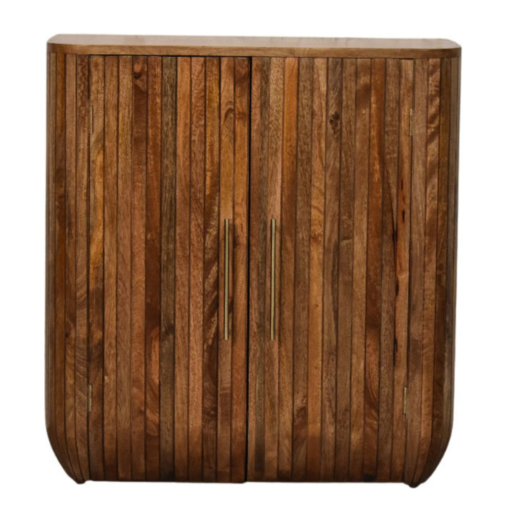 Buy farmhouse furniture Torino Contemporary Fluted Greek Cabinet - Modern Cottage Farmhouse Furniture