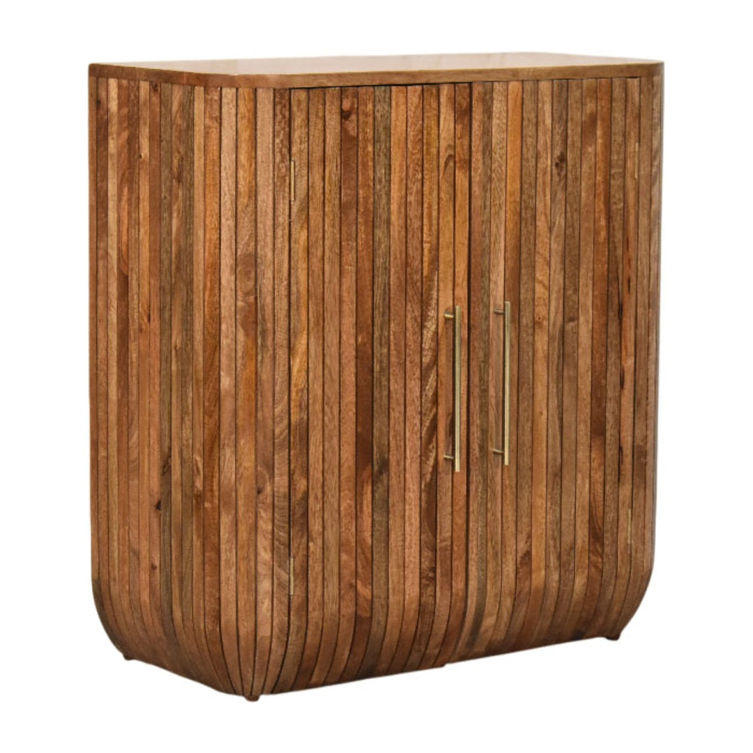 Buy farmhouse furniture Torino Contemporary Fluted Greek Cabinet - Modern Cottage Farmhouse Furniture