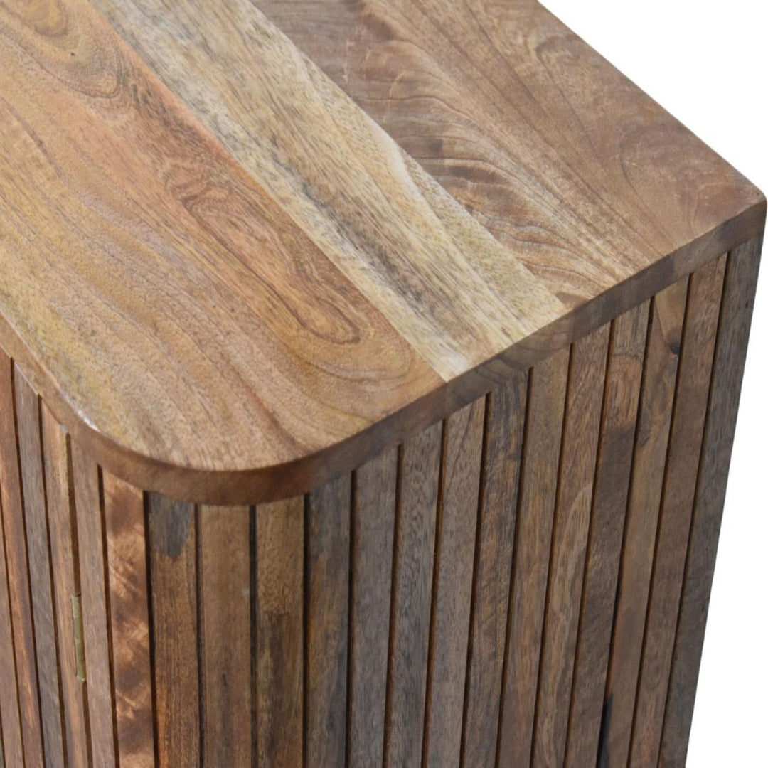 Buy farmhouse furniture Torino Contemporary Fluted Greek Cabinet - Modern Cottage Farmhouse Furniture