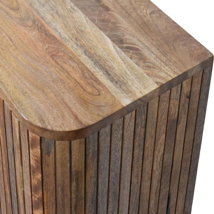 Buy farmhouse furniture Torino Contemporary Fluted Greek Cabinet - Modern Cottage Farmhouse Furniture