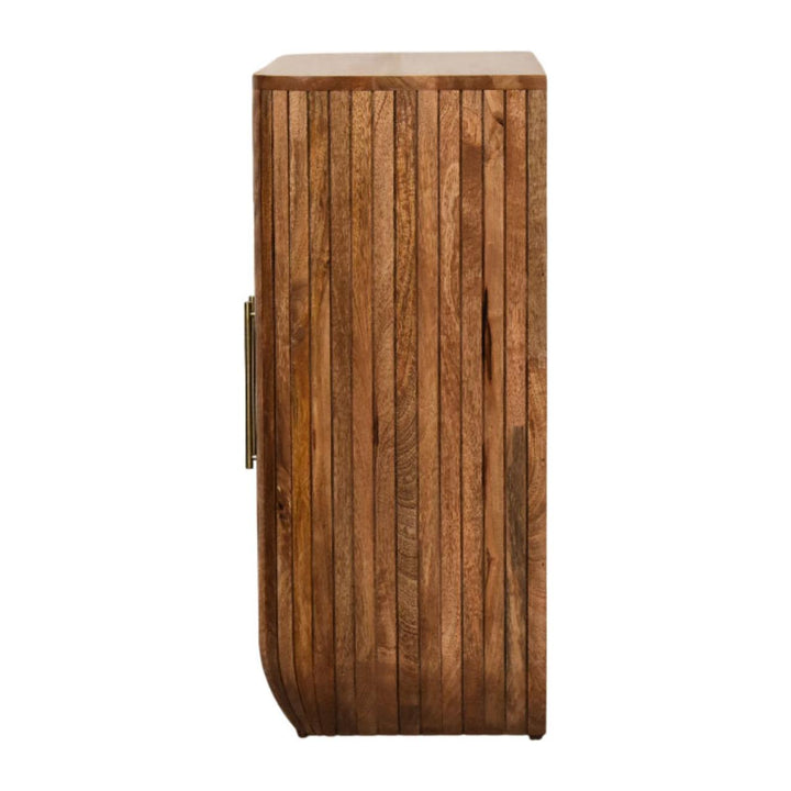Buy farmhouse furniture Torino Contemporary Fluted Greek Cabinet - Modern Cottage Farmhouse Furniture
