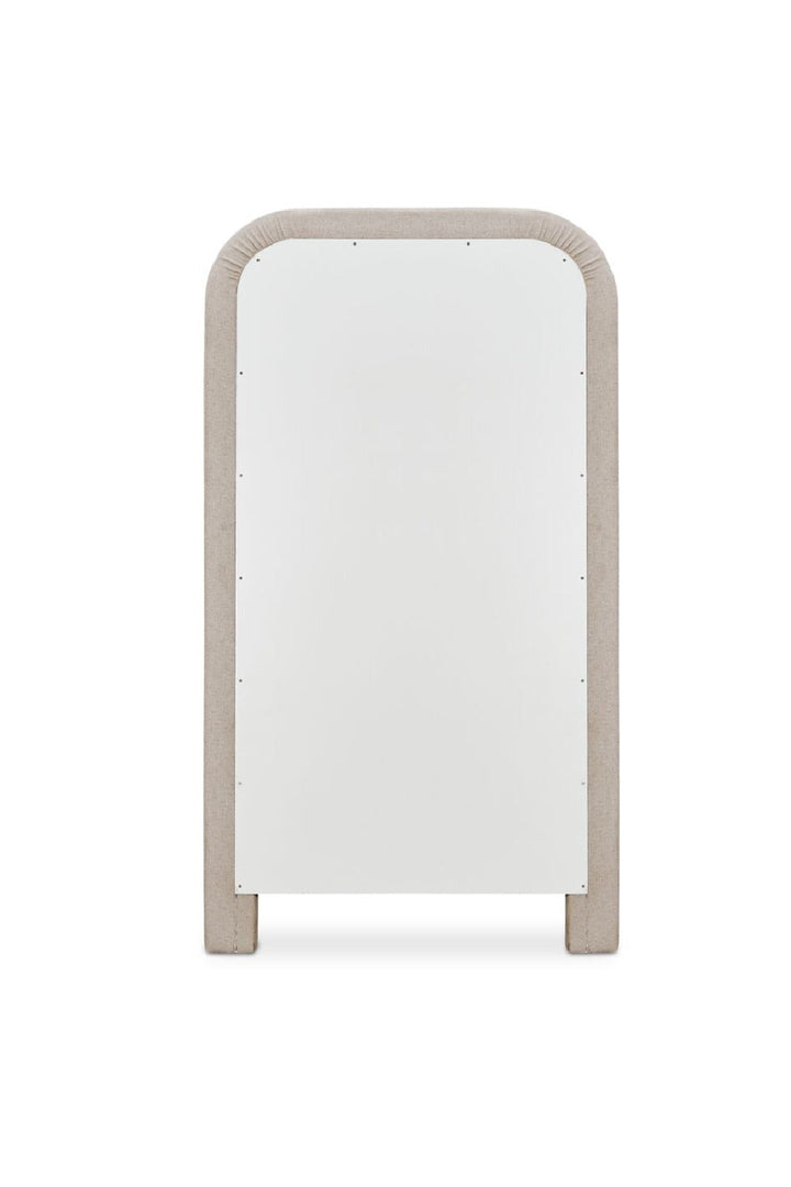 Buy farmhouse furniture Le Riu • Beige Large Modern Cottage Farmhouse Style Upholstered Floor Mirror - Modern Cottage Farmhouse Furniture