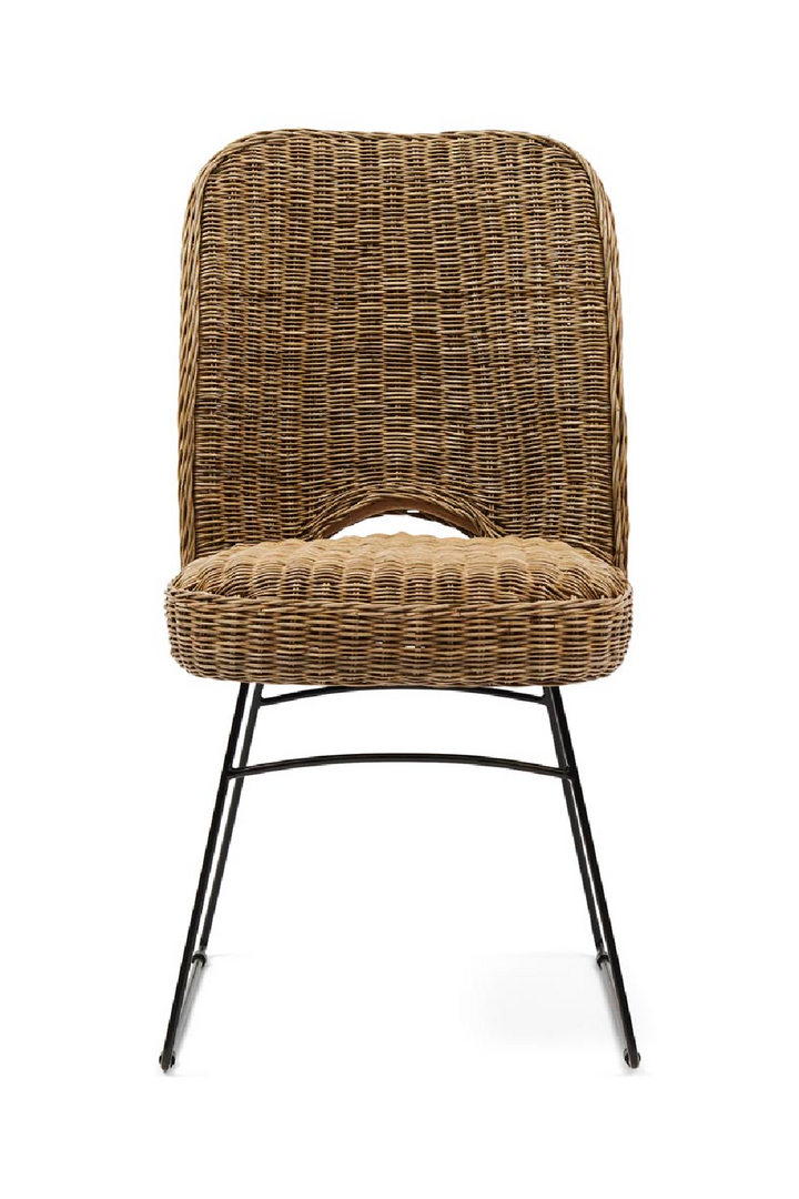 Buy farmhouse furniture Rivièra | Modern Italian Mediterranean Rattan Dining Chair - Modern Cottage Farmhouse Furniture
