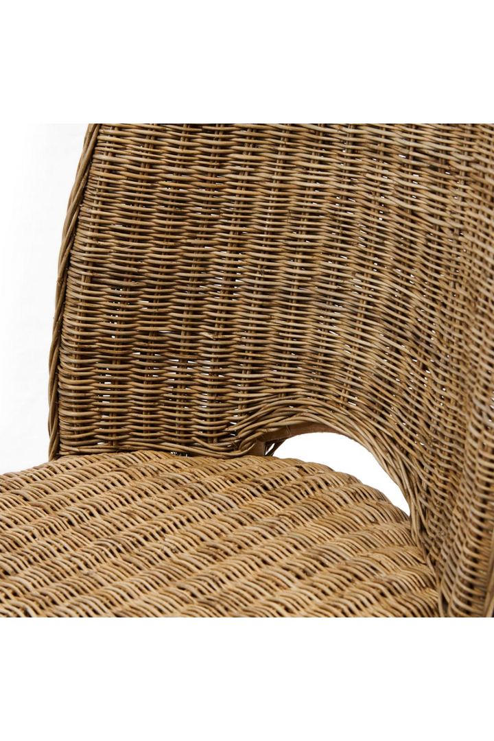 Buy farmhouse furniture Rivièra | Modern Italian Mediterranean Rattan Dining Chair - Modern Cottage Farmhouse Furniture