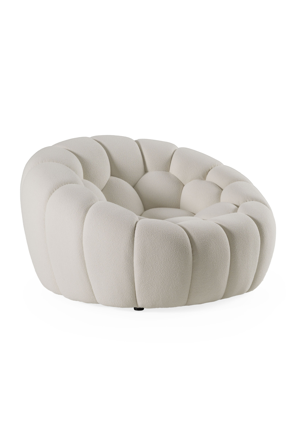 Buy farmhouse furniture Le Lia • White Modern Cottage Farmhouse Italian Hexagonal-Tufted Lounge Contemporary Accent Chair - Modern Cottage Farmhouse Furniture