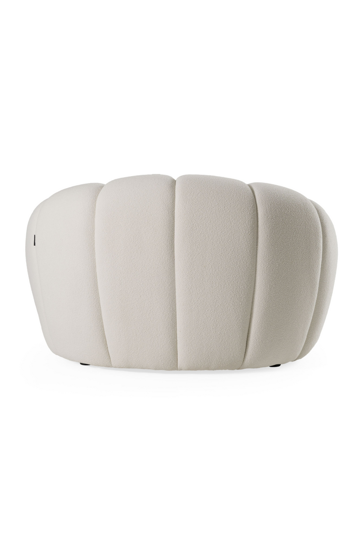 Buy farmhouse furniture Le Lia • White Modern Cottage Farmhouse Italian Hexagonal-Tufted Lounge Contemporary Accent Chair - Modern Cottage Farmhouse Furniture