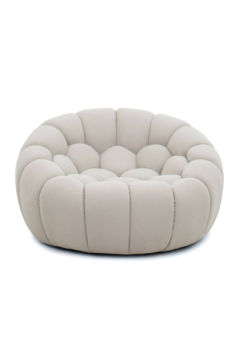 Buy farmhouse furniture Le Lia • White Modern Cottage Farmhouse Italian Hexagonal-Tufted Lounge Contemporary Accent Chair - Modern Cottage Farmhouse Furniture