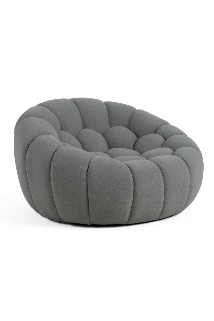 Buy farmhouse furniture Le Lia • White Modern Cottage Farmhouse Italian Hexagonal-Tufted Lounge Contemporary Accent Chair - Modern Cottage Farmhouse Furniture