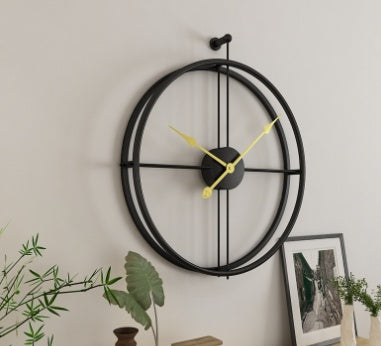 Buy farmhouse furniture Capri | Modern Mediterranean Luxury Iron Wall Clock - Modern Cottage Farmhouse Furniture