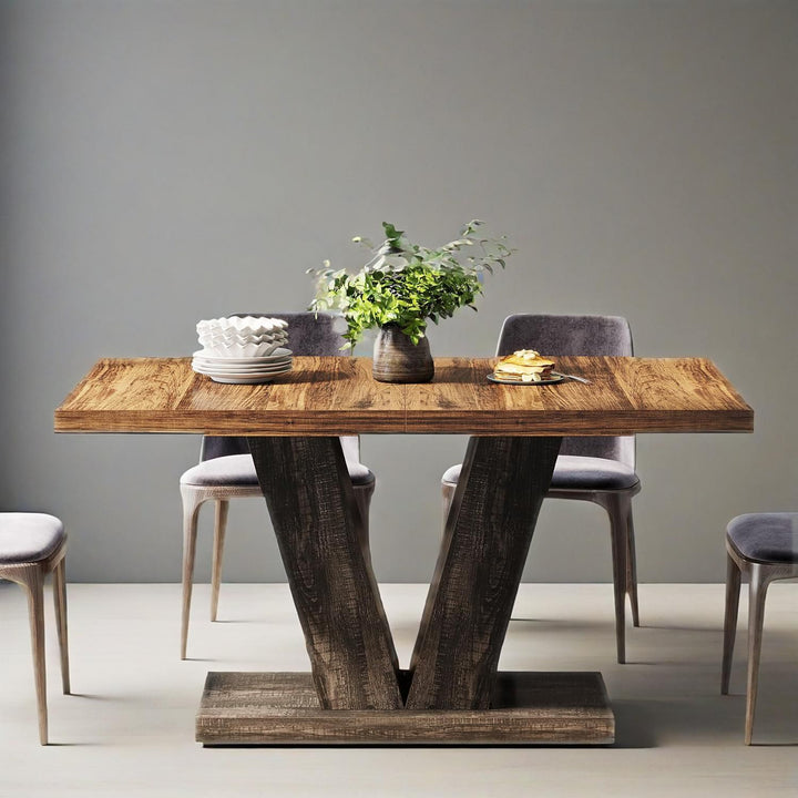 Buy farmhouse furniture Calypso | 47-Inch Modern Luxury Italian Farmhouse Dining Table - Modern Cottage Farmhouse Furniture